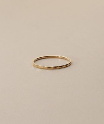 ＜COCOSHNIK (Women)＞Ｋ１０ダイヤカット　リング（２００２５７５１５６）