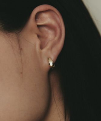 スコレサイト スムースペアシェイプ(中) ピアス 14kgf 他 K10中空ペアシェイプカーブ スタッドピアス（2002575157