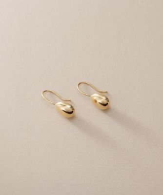 ＜COCOSHNIK (Women)＞Ｋ１０中空エッグシェイプ　フックピアス（２００２５７５１６０）