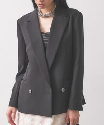 ＜GALLEST (Women)＞【オケージョン／セットアップ可能】ダブルクロスモードジャケット（２００２５７６７２２）