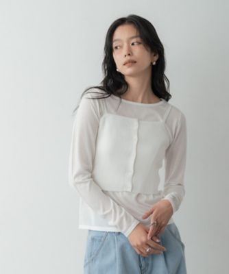 ビスチェレイヤードニット（2002576725） | GALLEST (Women