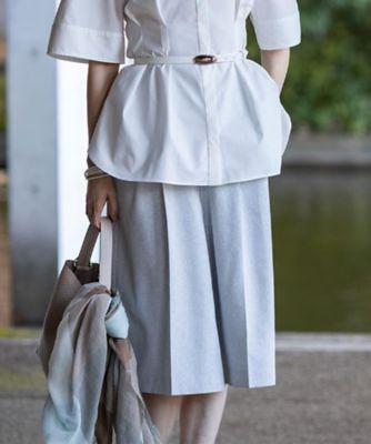 ＜Reflect (Women)＞リネンライクワイドミディパンツ（２００２５７６７３３）