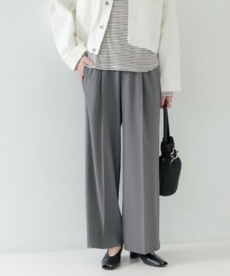 GALLEST (Women)/ギャレスト Ｃｏｍｆｙ　ＳＥＴ　ＵＰ｜イージーストレートワイドパンツ【セットアップ対応／通勤／カセット服】（２００２５７６７４２）