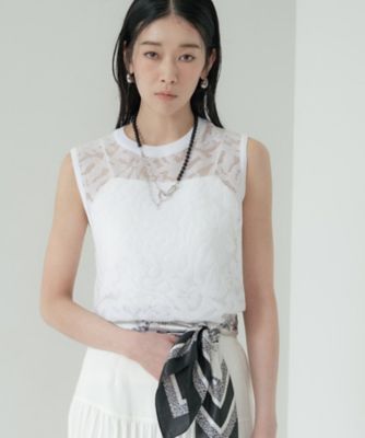 ＜GALLEST (Women)＞スリーブレスレースニット（２００２５７６７７３）