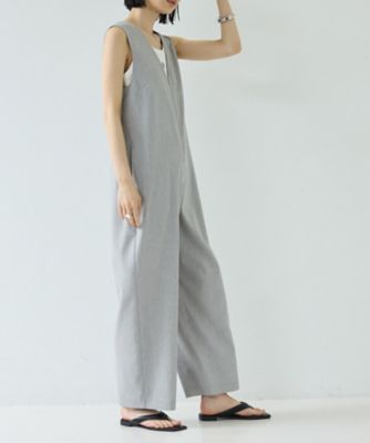 ＜GALLEST (Women)＞リネン混シアーサロペット（２００２５７６８１３）