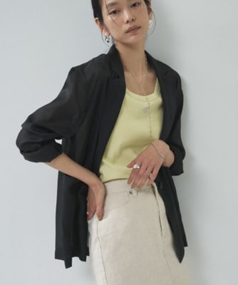 ＜GALLEST (Women)＞【接触冷感】シアーシャツジャケット（２００２５７６８１８）