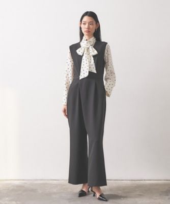 オケージョン／セットアップ対応】ダブルクロスサロペット