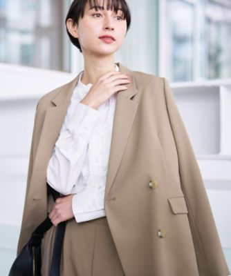 ＜Dessin (Women)＞【入卒／セレモニー／お仕事／セットアップ可能】ダブルジャケット（２００２５７６８８１）