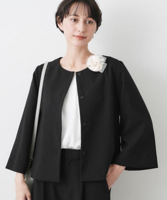 ＜Dessin (Women)＞【入卒／セレモニー／セットアップ可能】テントラインダブルクロスジャケット（２００２５７６８８５）