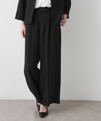 入卒／セレモニー／セットアップ可能】ダブルクロスワイドパンツ