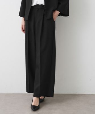 入卒／セレモニー／セットアップ可能】ダブルクロスワイドパンツ