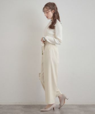 新品未使用to b by agnes bリボンサスペンダーワイドパンツ ànuke - サスペンダー ワイドパンツ (ブラック) Suspenders Wide Pants