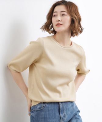 極美品 ドゥーズィエムクラス Tenuity ニット 上質 シルク 麻 日本製 極美品✨ドゥーズィエムクラス 25ss Fascinating ニット ブラウン
