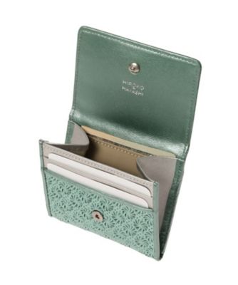 極美品　ヒロコハヤシ　GIRASOLE ジラソーレ　薄型ミニ財布　ケース GIRASOLE PIPERITA（ジラソーレ ピペリータ）薄型ミニ