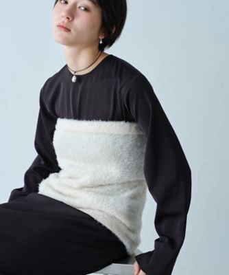 ＜CODE A (Women)＞ｆｅａｔｈｅｒ　ｍｉｎｉ　ｓｋｉｒｔ（２００２５７８５１６）