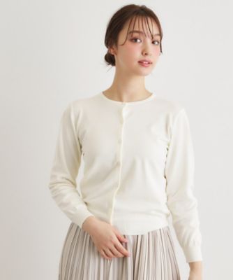 ＜LAURA ASHLEY＞【洗える／同素材アイテムあり】ソフトタッチ　ニットカーディガン（２００２５７８５２６）