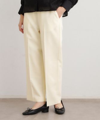 ＜LAURA ASHLEY＞【洗える／ウエストゴム仕様】カラーストレートパンツ（２００２５７８５３１）