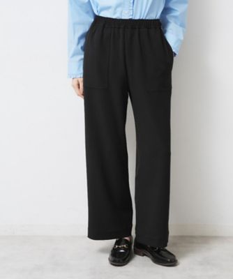 ＜Dessin (Women)＞【ウエストゴム／洗える】ツイルセミワイドパンツ（２００２５７８５４５）