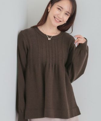 ブラウン系 7号（S） レディースのニット・セーター | 三越伊勢丹