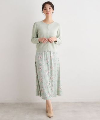 7分袖／洗える】アイレット入りカーディガン（2002578687