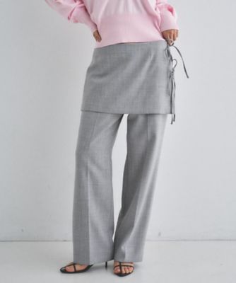 layered skirt pants（2002578926