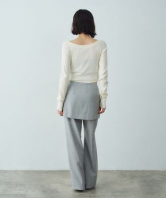 layered skirt pants（2002578926