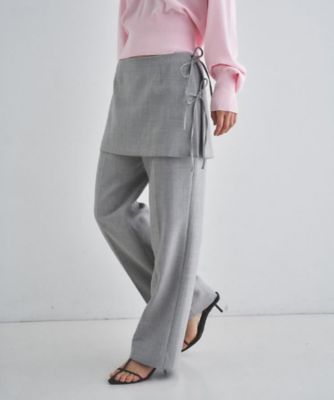 layered skirt pants（2002578926