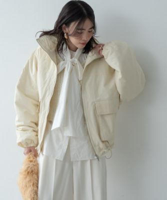 再入荷】ビッグポケット中綿フォルムコート（2002578937