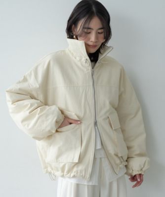 再入荷】ビッグポケット中綿フォルムコート（2002578937