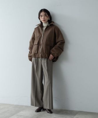 再入荷】ビッグポケット中綿フォルムコート（2002578937
