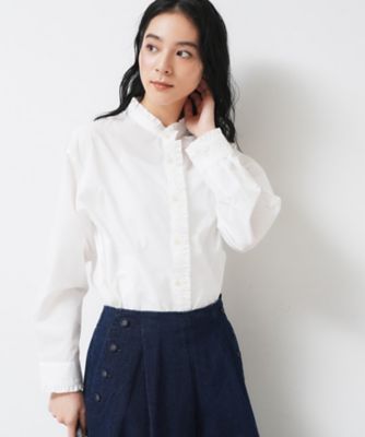 ヨーコチャン　ロングスリーブVネックボリュームブラウス ヨーコチャン ロングスリーブVネックボリュームブラウス - メルカリ