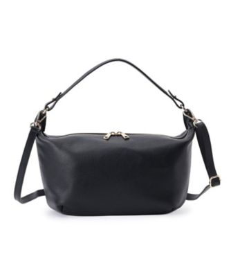 Milos 本革 黒 ハンドバッグ【新品未使用タグ付き】★お盆休み中★ Milos 本革 黒 ハンドバッグ【新品未使用タグ付き】☆お盆休み中