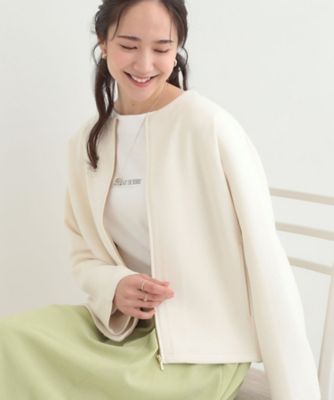 楽天市場】ノーカラージップブルゾンの通販