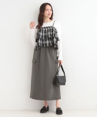 洗濯機可／S－LL】サイドポケットでこなれ感のある ダンボール