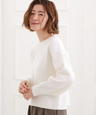 毎日着たくなる、もちもち畦編みニット（2002580307