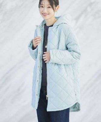 ブルー系 レディースのダウンジャケット・コート／中綿ジャケット