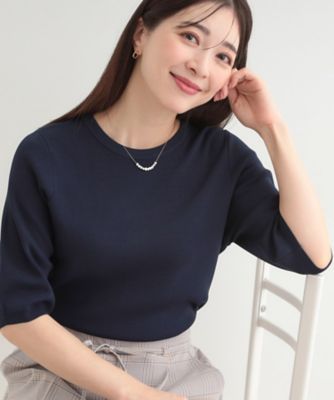 【極美品】Marble グリーン 5分袖Tシャツ レディース モックネック五分袖Tシャツ(グリーン)｜SALE（ファッション）｜料理家