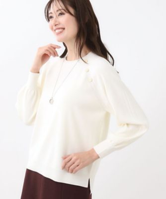 ＜Reflect (Women)＞【ゆったり着られる◎】ラグランスリーブニット（２００２５８１５６０）