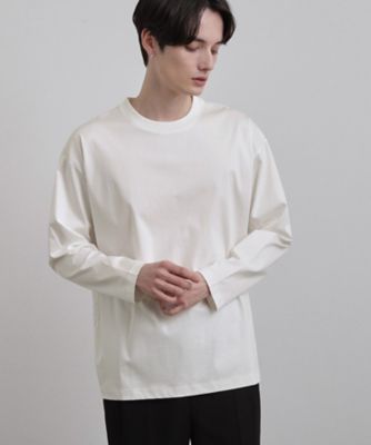 スムースシルケット L／Sカットソー（2002581609） | tk