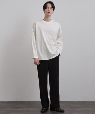 スムースシルケット L／Sカットソー（2002581609） | tk