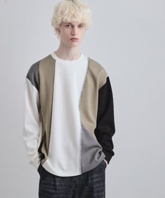 ダイヤゴナルブランケットカットソー（2002581614） | tk