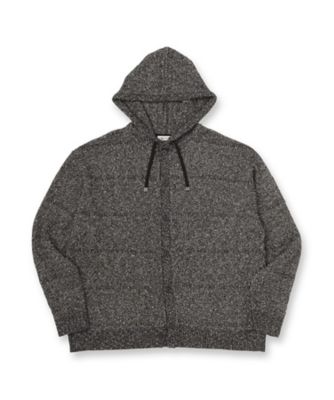 パターンドメッシュニットパーカー（2002581620） | tk