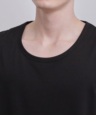 ニッキー575新品ドット切替 綿100 アシンメトリーカットソー（BL