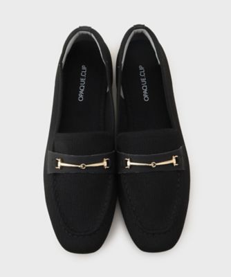 スクエアトゥニットローファー（2002581675） | OPAQUE.CLIP