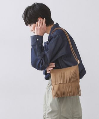 スクエアフリンジショルダーバッグ（2002581689） | OPAQUE