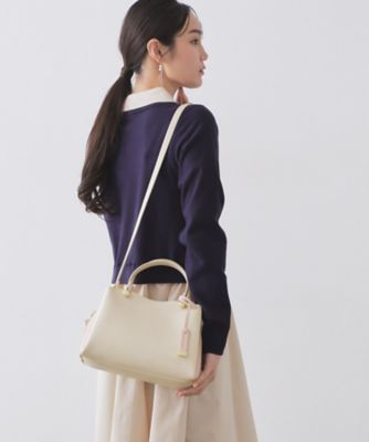 ＜OPAQUE.CLIP (Women)＞【２ＷＡＹ】バイカラーミドルボストンバッグ（２００２５８１７３５）