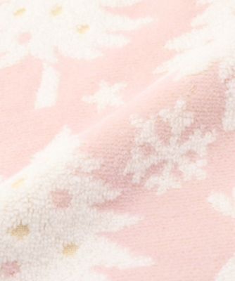 【ギフトにおすすめ！】リス刺繍　クリスマスタオルハンカチ（２００２５８２２１１）