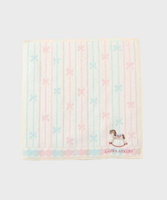 【ギフトにおすすめ！】木馬刺繍　干支タオルハンカチ（２００２５８２２１２）