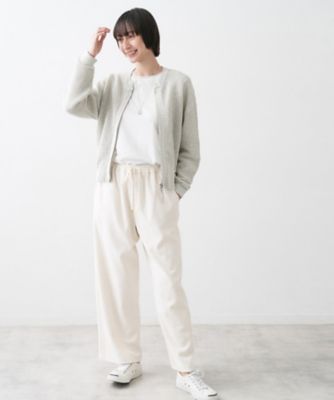 【OFF WHITE】<Steve Alan>メッシュ ニット カーディガン Steve Alan＞メッシュ ニット カーディガン