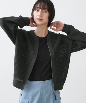 ＜Dessin (Women)＞【洗える】コットンメッシュニットカーディガン（２００２５８２３５７）